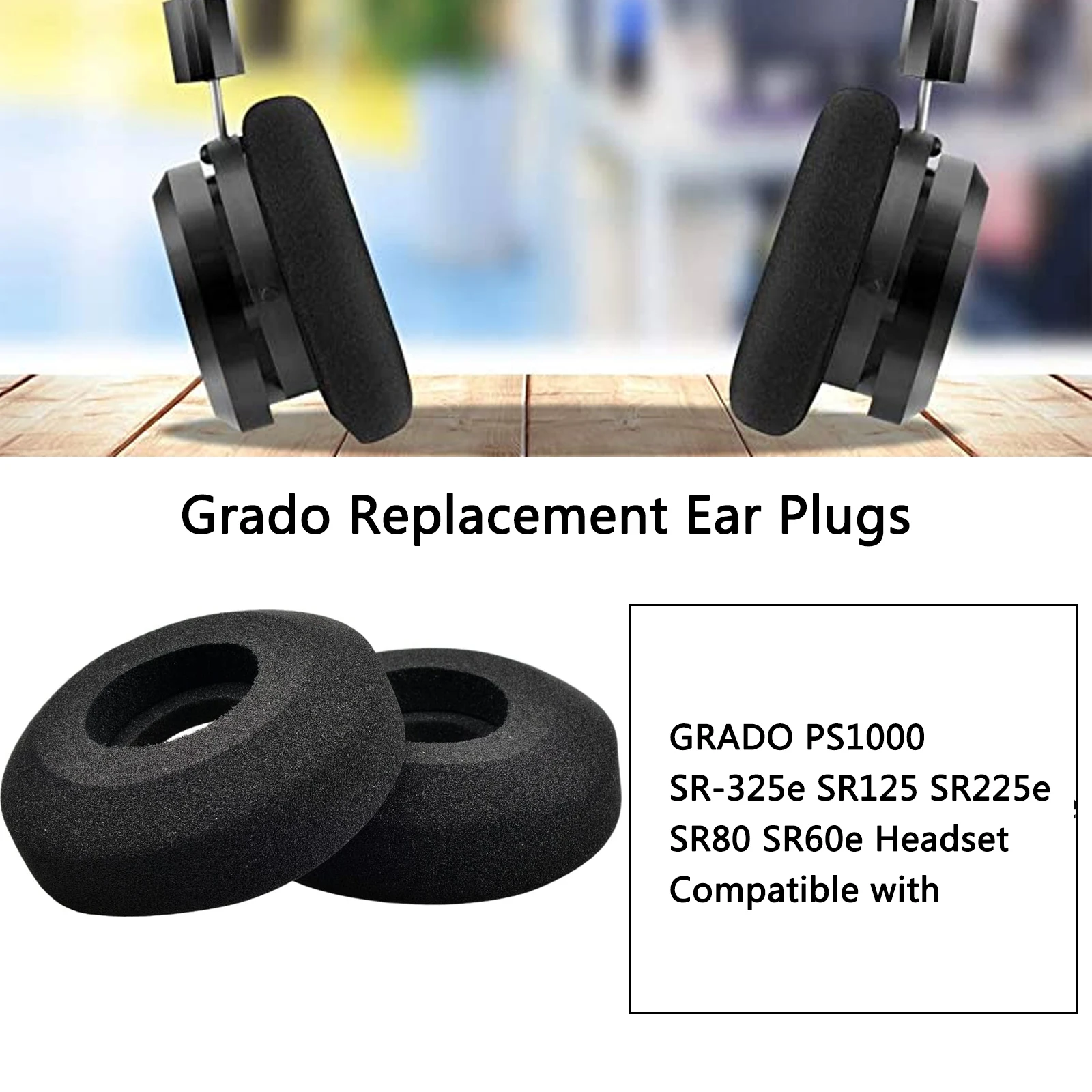 Okscc для GRADO PS1000/ GS1000/ SR80e/ SR80i/ SR125i Сменные наушники с открытой ячейкой поролоновые накладки на наушники/амбушюры