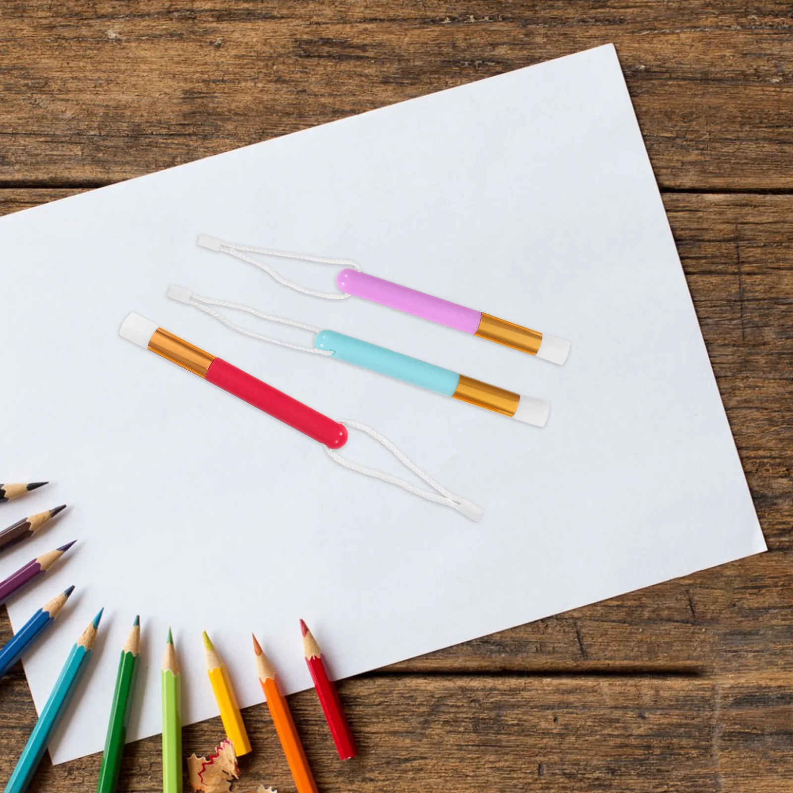 

6Pcs Mini Ink Blending Brushes Precision Paint Mixing Tools Small Detailed Blending Brushes for Card Making Scrapbooking Craft