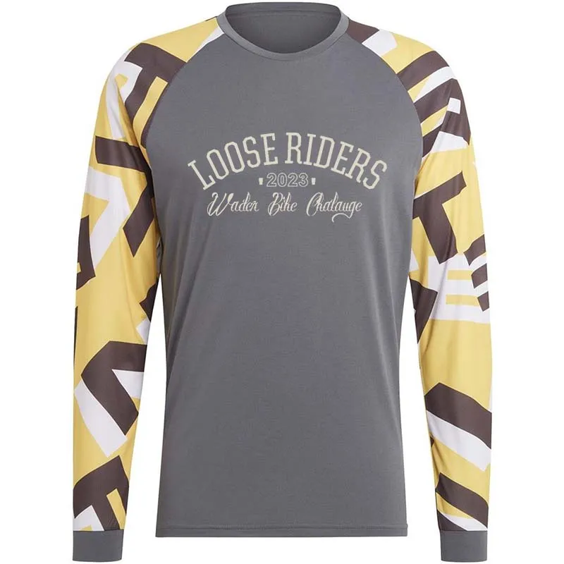 Loose Riders 2023 Cross-Country Motorcycle Endurance Race Only For Downhill Suit, Mountain Bike Riding Wear-Resistant Sweatshirt