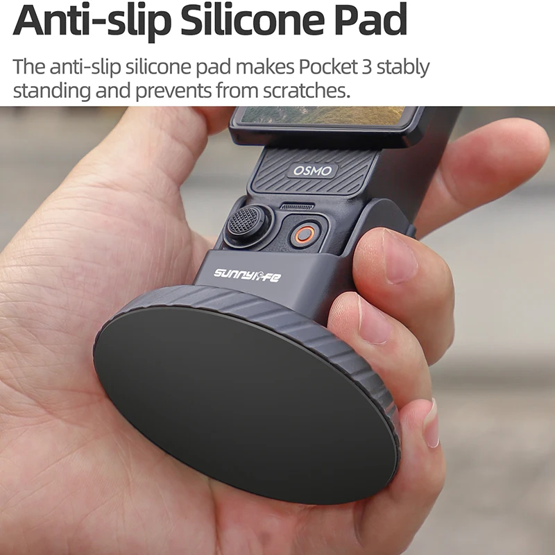 درابزين السيارة جبل ل DJI Osmo Pocket 3 قوس مغناطيسي قاعدة سطح المكتب الثابتة عدم الانزلاق مدونة فيديو اطلاق النار الملحقات