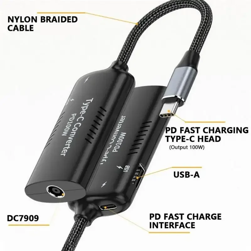 

New 3 In 1 Multifunctional USB C Hub Type-C Adapter Converter Type-C To PD USB-C USB2.0 USB 3.0 Charging