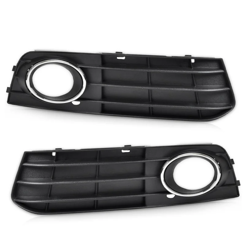 

Left Fog Light Frame Lamp Trim Grill Cover Under Front Bumper For A4 B8 A4L 2009-2012 8KD807681 Replacement-AS55