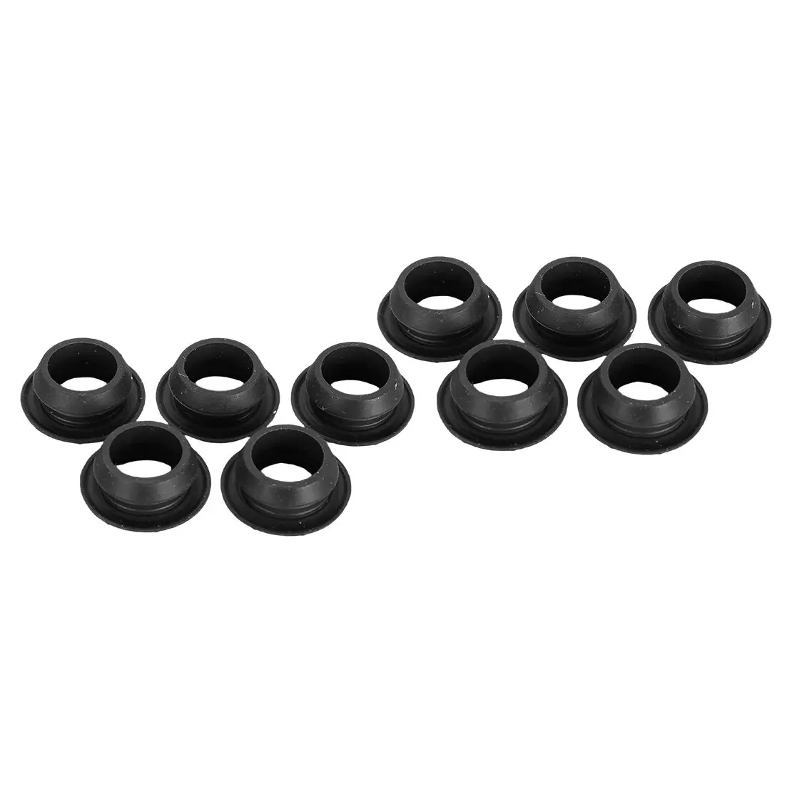10Pcs Rubber Grommets Trim Ring Bezel Cover Fit For Car Truck Trailer 3/4Inch Round Bullet LED Side Clearance Marker Light Lamp