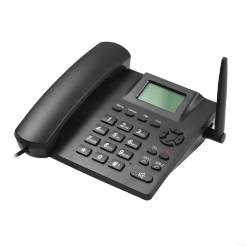4X7E DDK995 Cordless Desk Phone With Double Memory, Multiple Language Setting And Stable Reception For Everyday Use