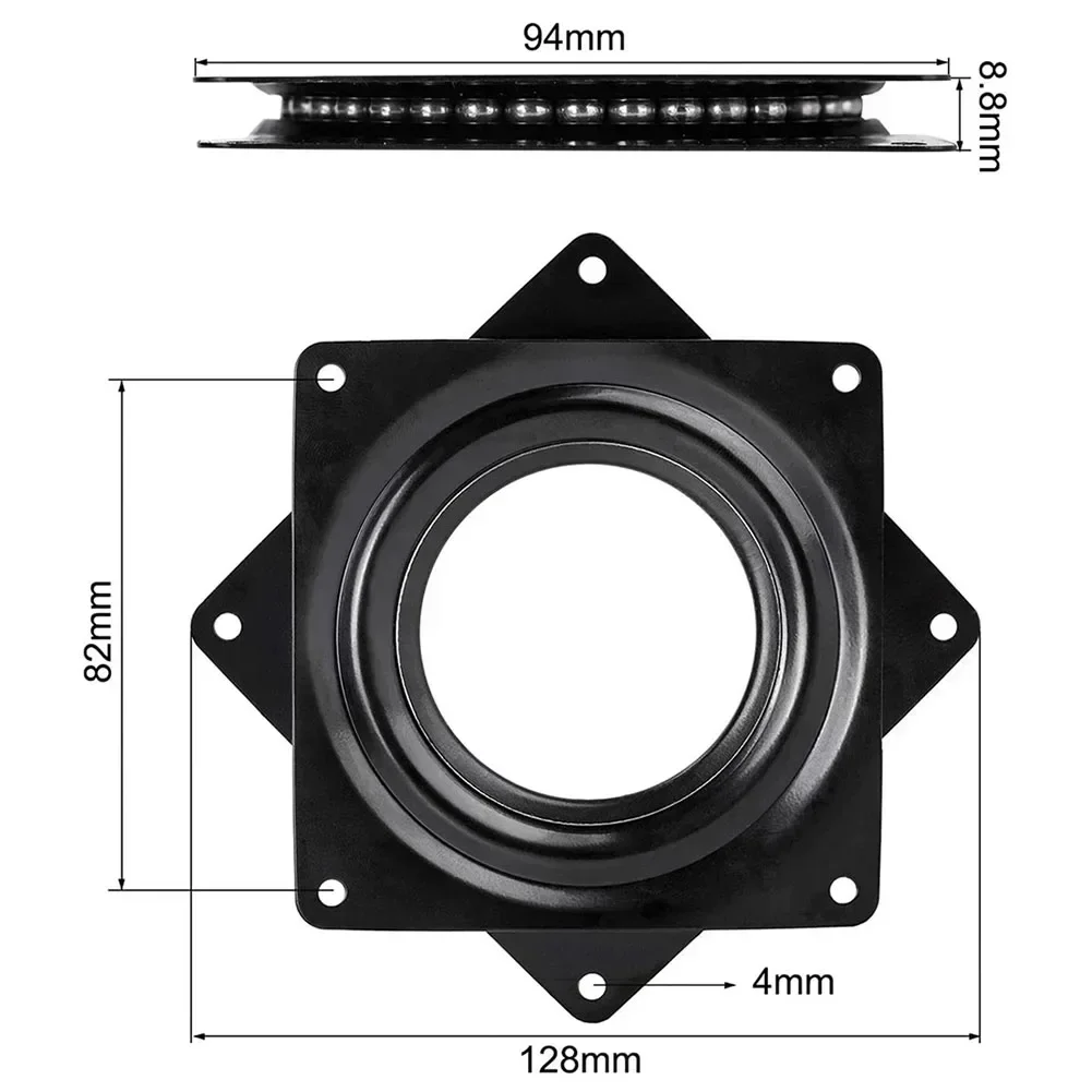 2 3 4 In Degrees Swivel Plates Rotating Bearing Metal Rolling Bearing Turntable Display Stand Furniture Hardware Turntable