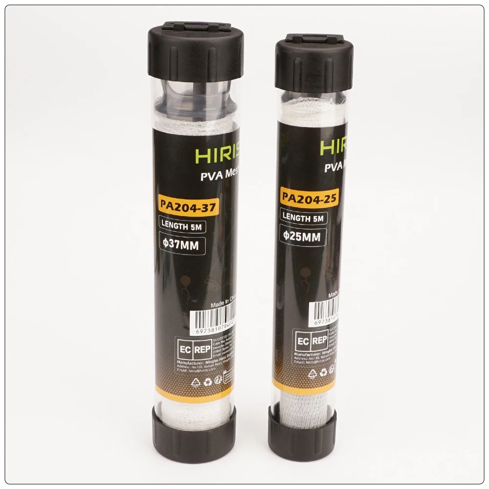 Hirisi 1 Stück 5M Karpfenangeln PVA Mesh In Tube für Angelköder Schnell auflösende Karpfenangeln Feeder Angelzubehör – Detail 4