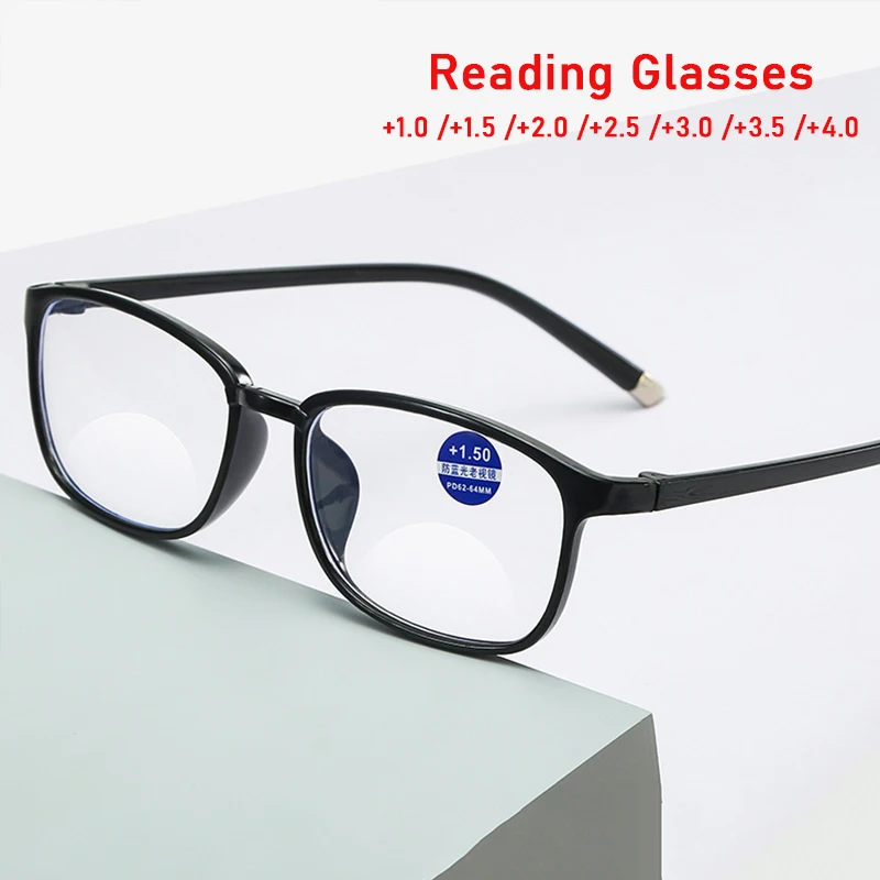 

Unisex Reading Glasses Men Women Ultralight Anti-blue Light Presbyopic Eyeglasses Far Sight Optical Diopter +1.0+2.0+2.5+3.0+4.0