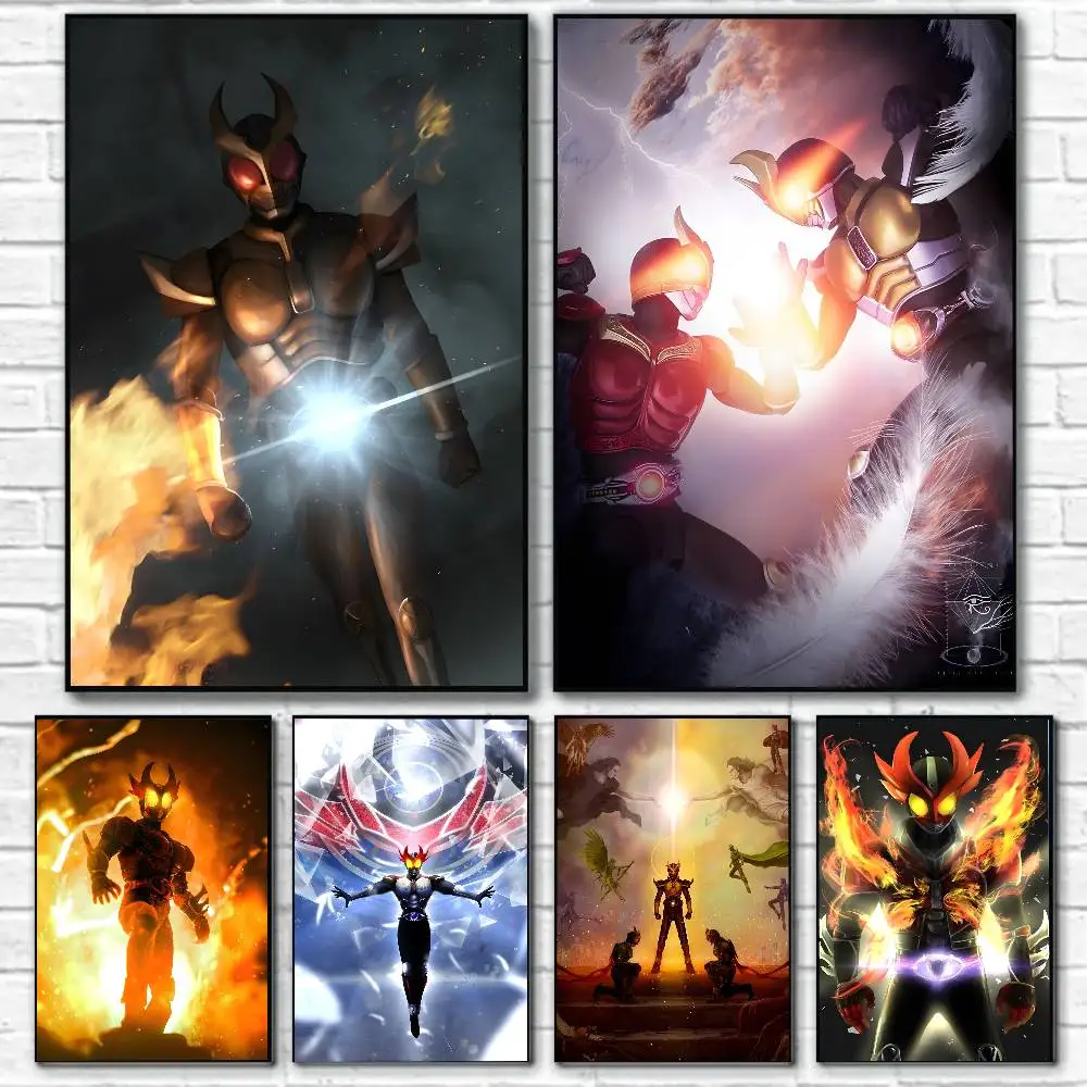 E-Kamen Rider A-Agito Cooles Anime-Poster, Leinwandgemälde, Poster mit Drucken, Zuhause, Schlafzimmer, Wohnzimmer, Dekoration, Geschenk