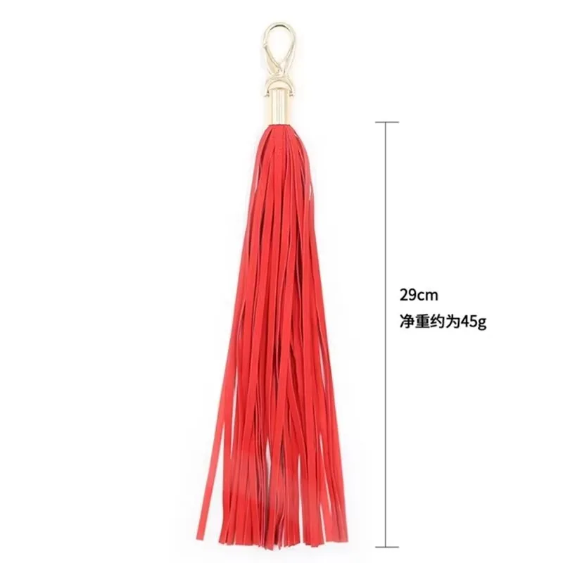 29cm couro pu chicote de cavalo borla fivela de aço inoxidável treinamento chicote equipamento equestre