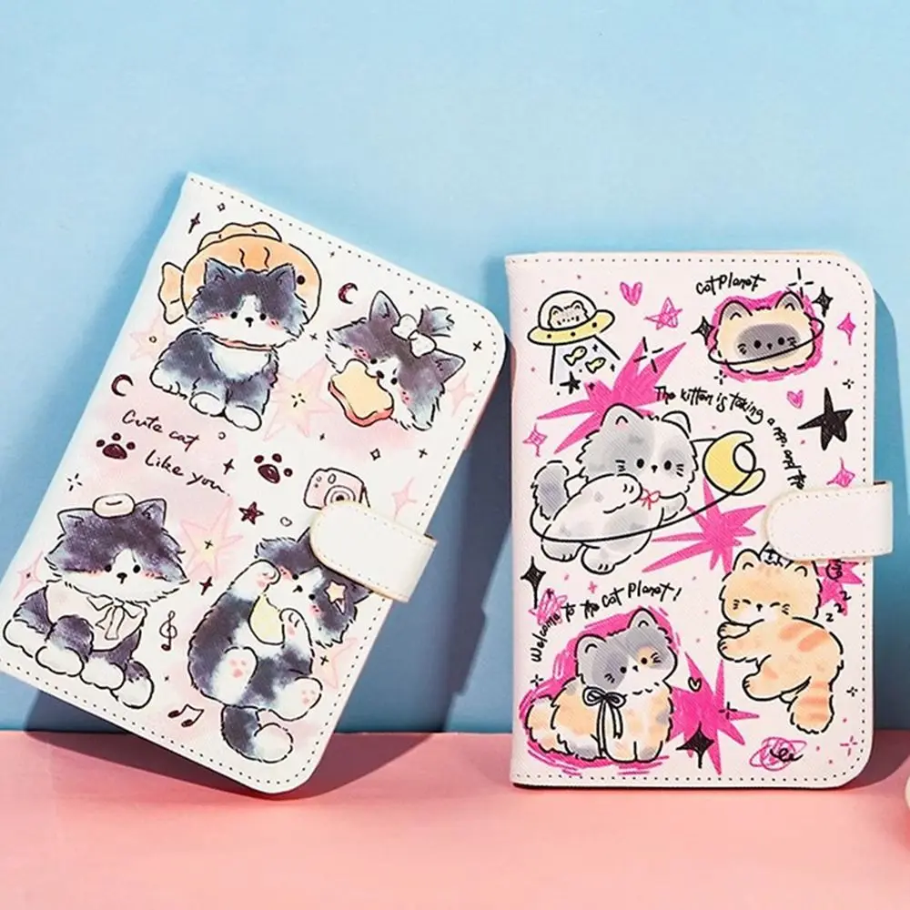 Portable Cartoon Passport Holder Waterproof Light-weight Passport Cover Pu Leather Multi-function Card Wallet Travel