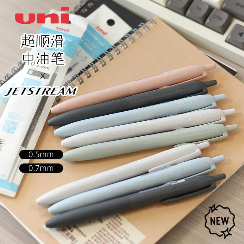 

Uni JESTREAM Lite medium oil pen,ultra-smooth ballpoint pen writing light as goose feather red blue black inkPerfect for Student