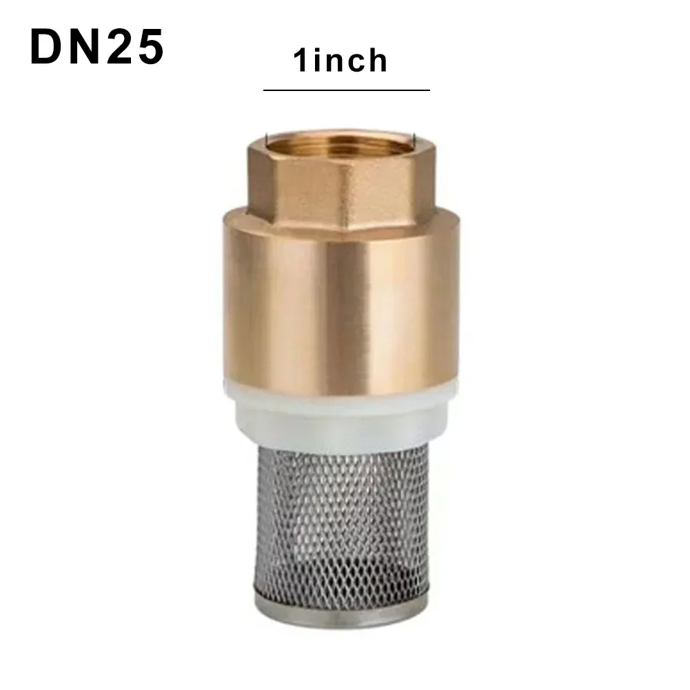 

1pcs Home Parts Plumbing Accessories Home Improvement Foot Valve Valves Brass DN25/25 Mm 1 Inch Internal Thread