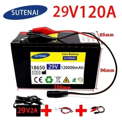 29v 120A Li Ion 18650 Battery Electric Vehicle Lithium Battery Pack 24V- 29V 35Ah 120Ah Built-in BMS 30A High Current