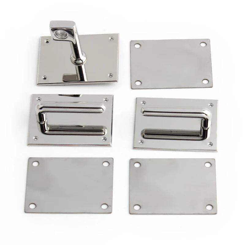 2-10Sets Stainless Steel Metal Clasp Turn Locks With Key Twist Lock For Handbag Shoulder Purse Closure Bags Hardware Accessories