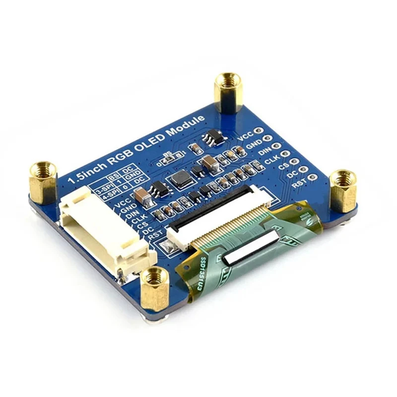 1.5Inch RGB OLED Display Module 128*128 6-Bit 65K Full Color Screen SPI Interface Embedded For Arduino For Raspberry Pi/STM32