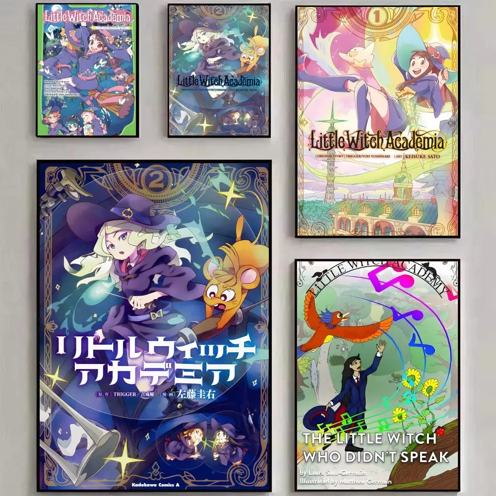 Anime L-Little Witch Academia Poster HD art sticky wall waterproof home living room bedroom bar aesthetic decoration