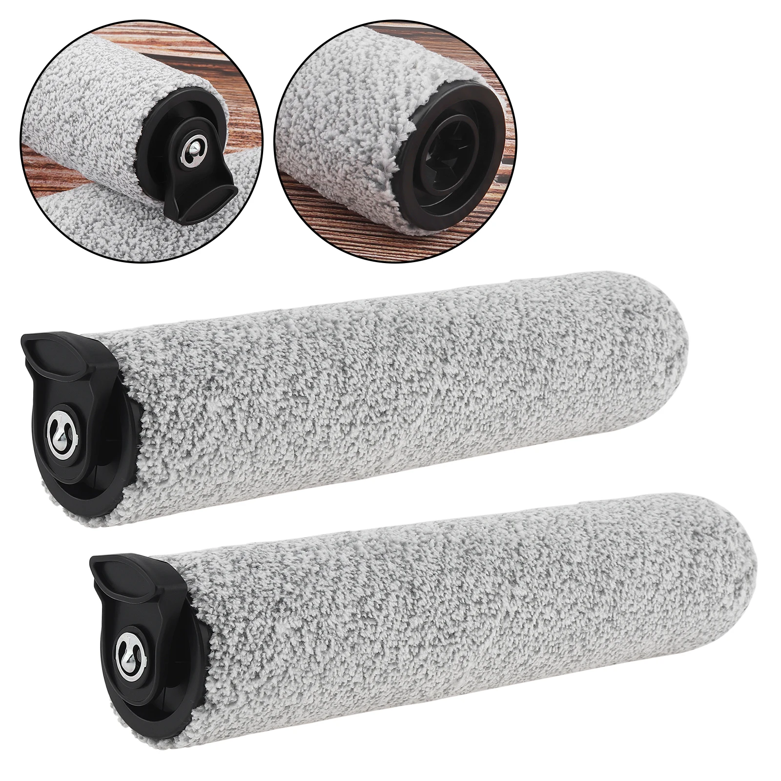 1pc / 2pcs Multifunction Rolling Vacuum Brush Fit for Tineco S3 / F3, Wet Dry Roller Brush Set