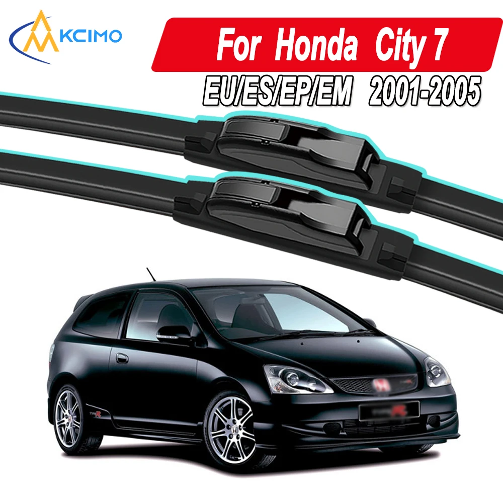 

Силиконовые щетки стеклоочистителя автомобиля для Honda Цивик 7 ЕС/ES/EP/EM 2001-2005 — всепогодные бесшумные щетки стеклоочистителя, быстроразъемный зажим