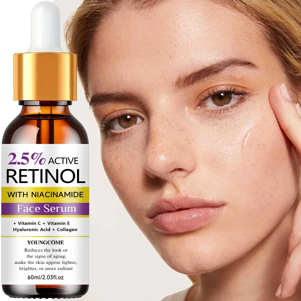 Retinal Face Serum With Niacinamide Vitamin C/E,Hyaluronic Acid & Collgen Softens skin, Brightering & Radiance Boost