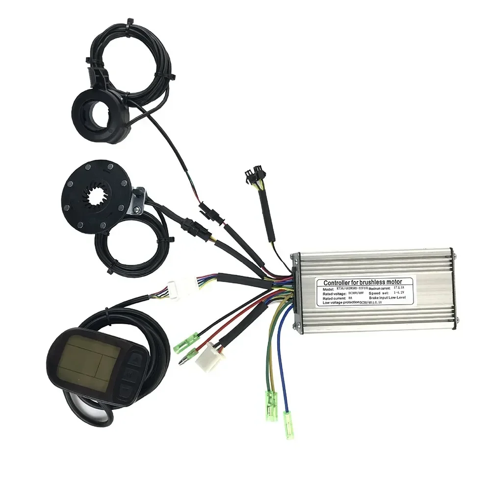 For KT Series Thumb Throttle E-bike Controller E-bike Repair 20x20x10 Cm Package 36V 48V Compatible 17A Rated Current