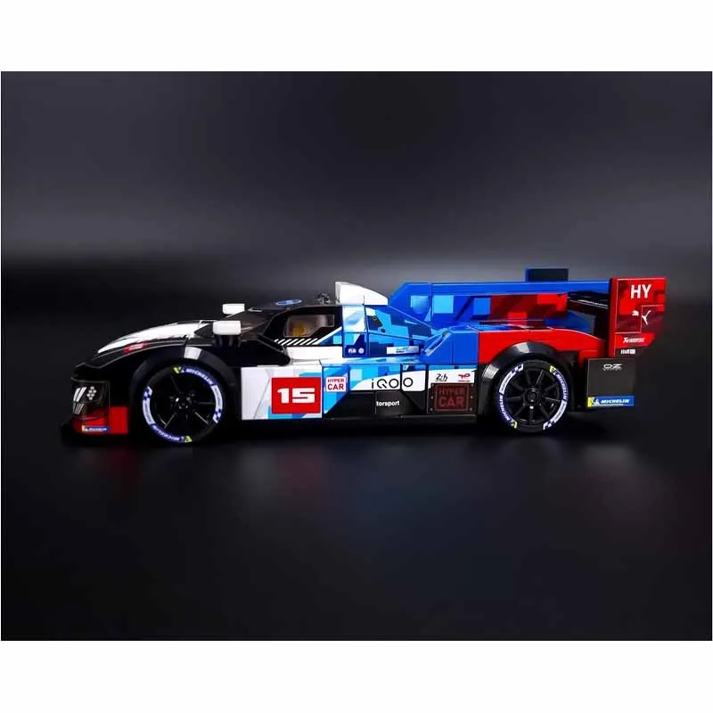 MOC-242909 Neues Urban Sports Rennwagen-Bausteinmodell, 315 Teile, Spielzeuggeschenk für Jungen, Kindergeburtstag und Weihnachten