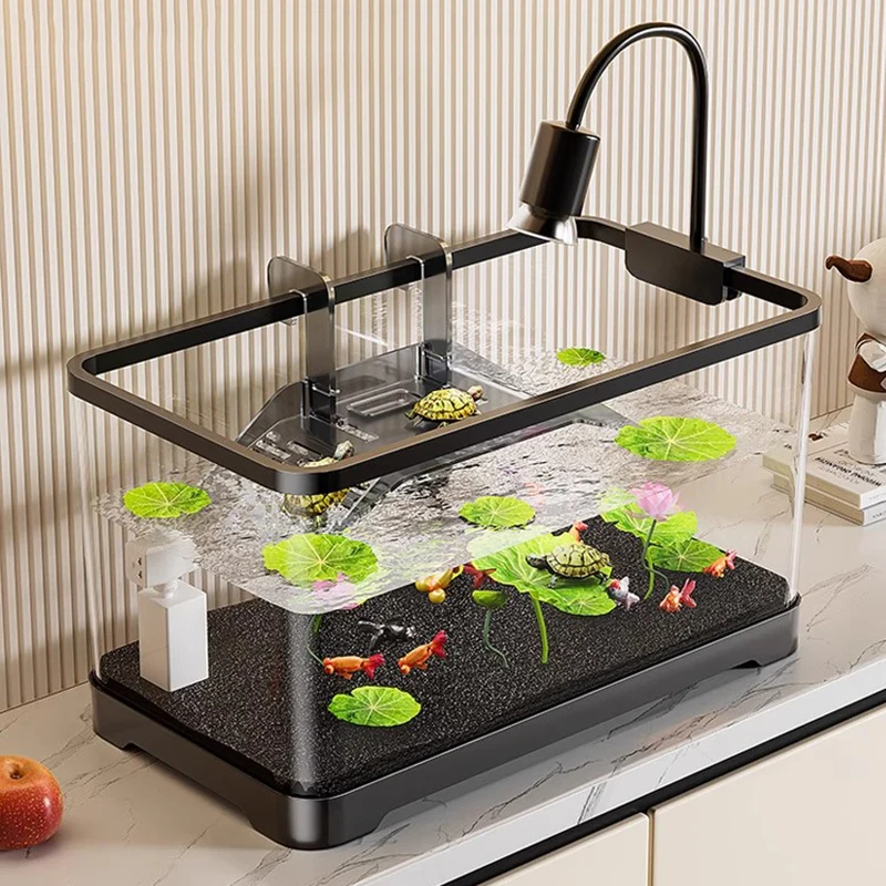 

Террариум для рептилий, амфибия, прозрачный акриловый аквариум, встроенный настольный ящик для разведения рептилий