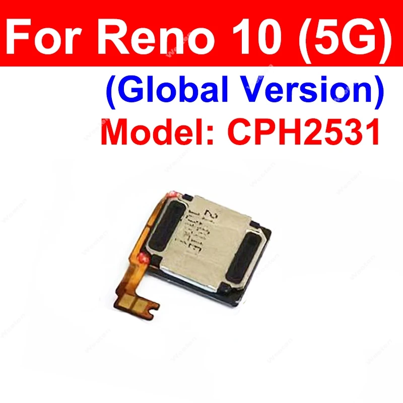 Ear Speaker For OPPO Reno 10 11 12 13 13F Pro Plus Reno10 Reno11 Reno12 Reno13 Top Sound Receiver Earpiece Speaker Flex Cable