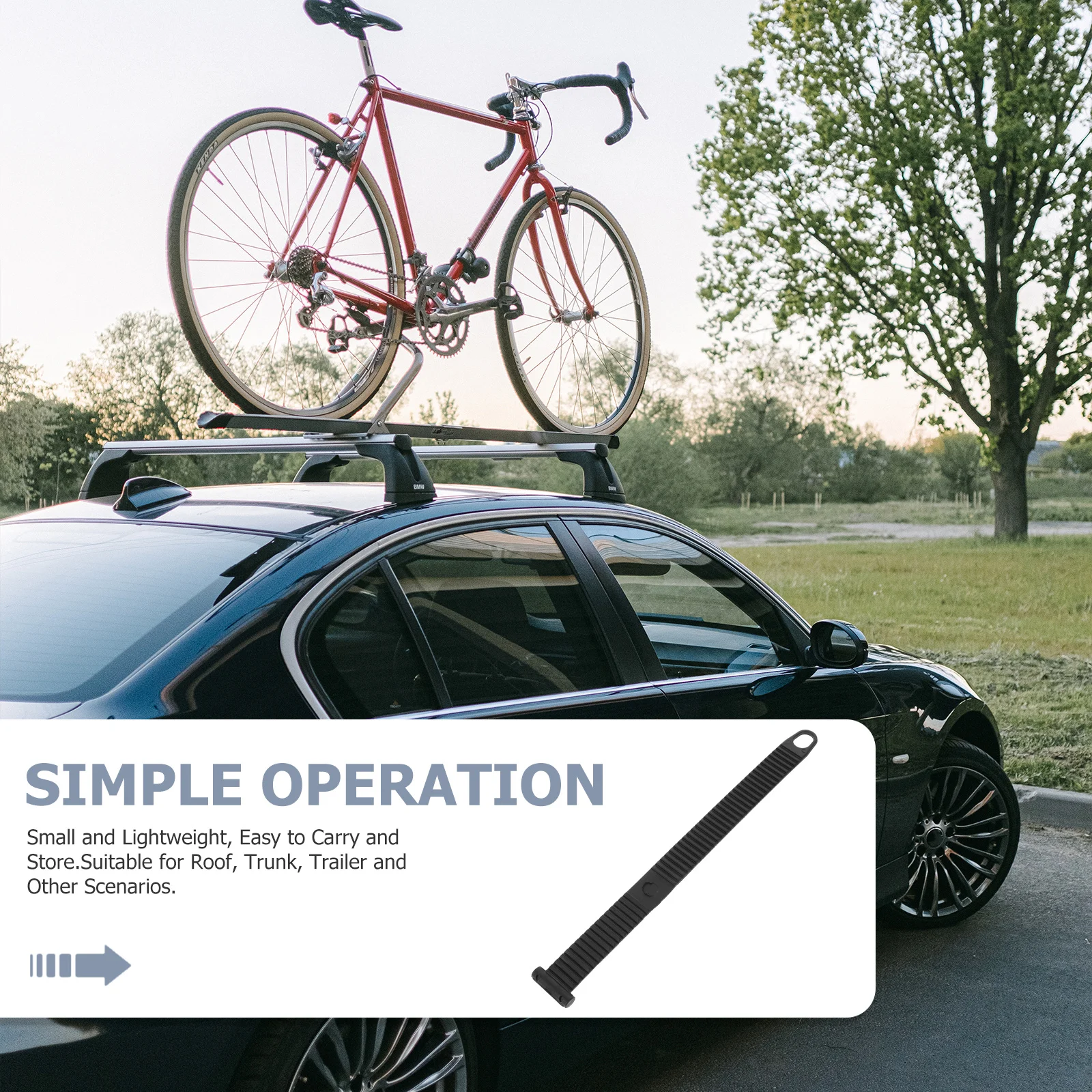 1 قطعة رف دراجة التعادل أسفل حزام الثقيلة المطاط متعددة الاستخدام الأمتعة حزام البضائع للدراجات النارية سكوتر النقل في الهواء الطلق