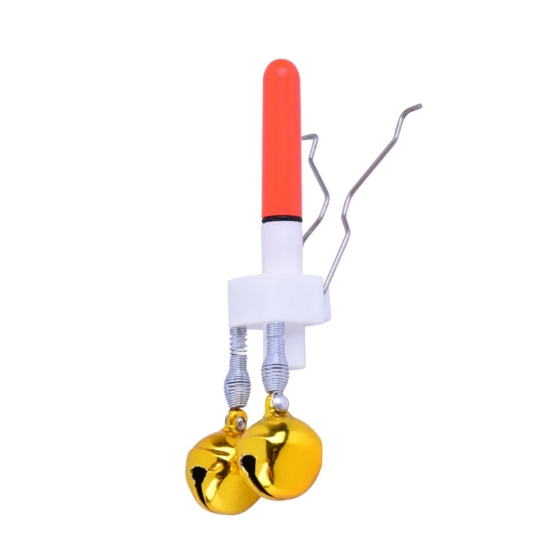 Fishing Bells Clip with LED Light Fishing Bites Alarm Night Fishing Rod Fish Bites Baits Alarm Easy to Drop Shipping