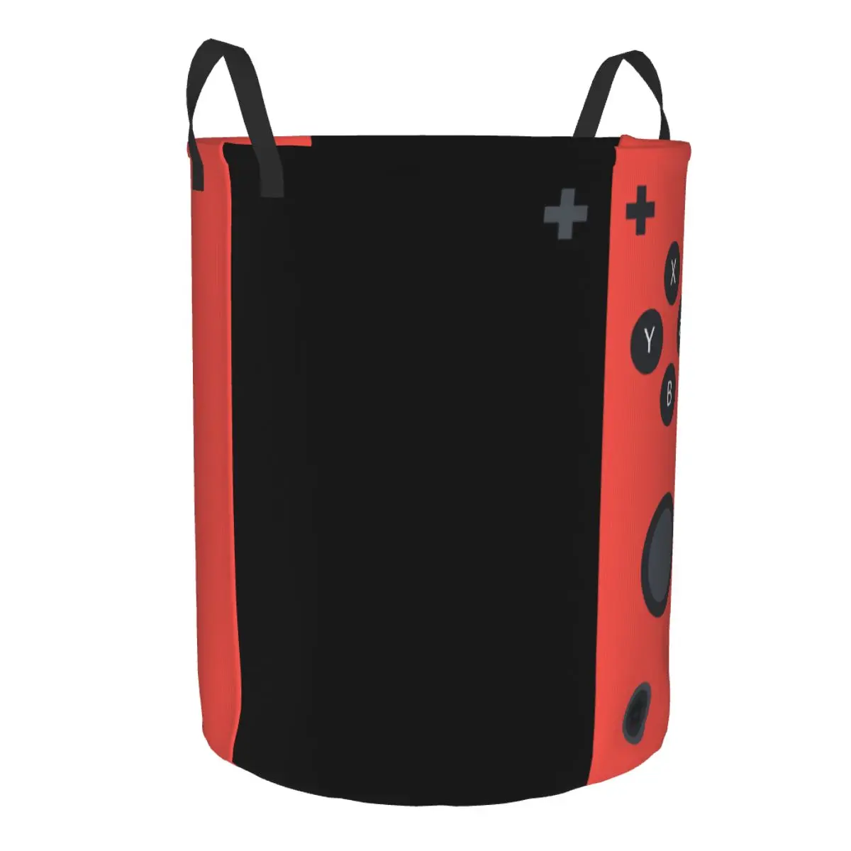 Custom Retro Video Game Controller Laundry Basket Foldable Gamer Gift Clothes Hamper for Nursery Kids Toys Storage Bag