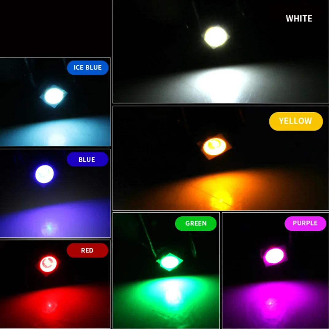 10x T3 LED 3528 SMD Car Cluster Gauges Dashboard White  Ice Blue Red Pink Green Instruments Panel Light Neo Wedge Bulbs