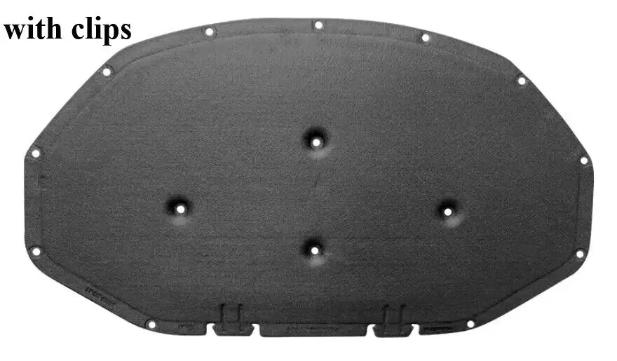 Black Front Engine Hood Insulation Pad Heat Shield Sound trim For BMW X3 2011-17