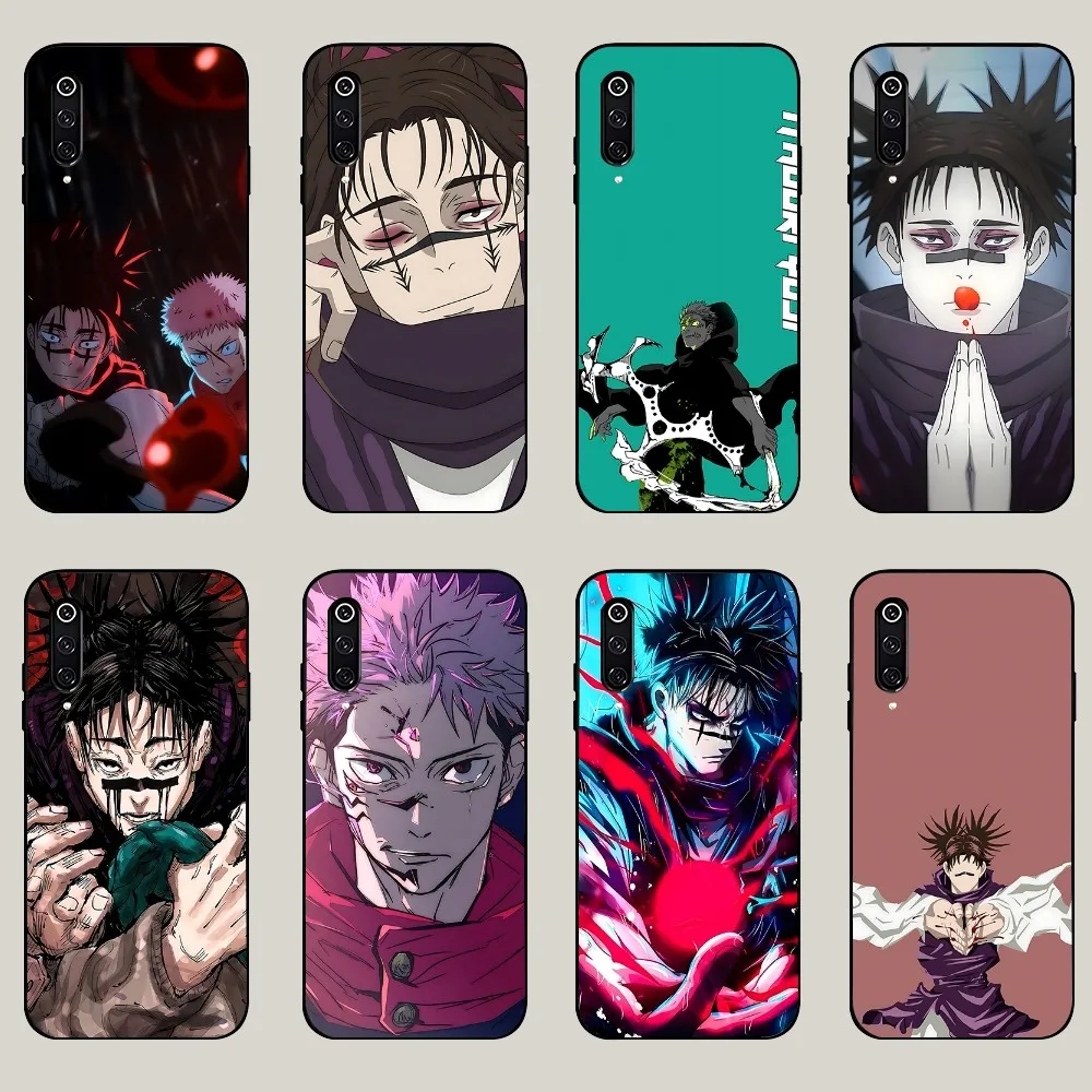 C-Choso-J-JujutsuS-K-Kaisen Anime Phone Case For Xiaomi 11 Redmi Note 11 5G 8T 9A 9 10T Note8Pro Note9 12SUltra Black Case