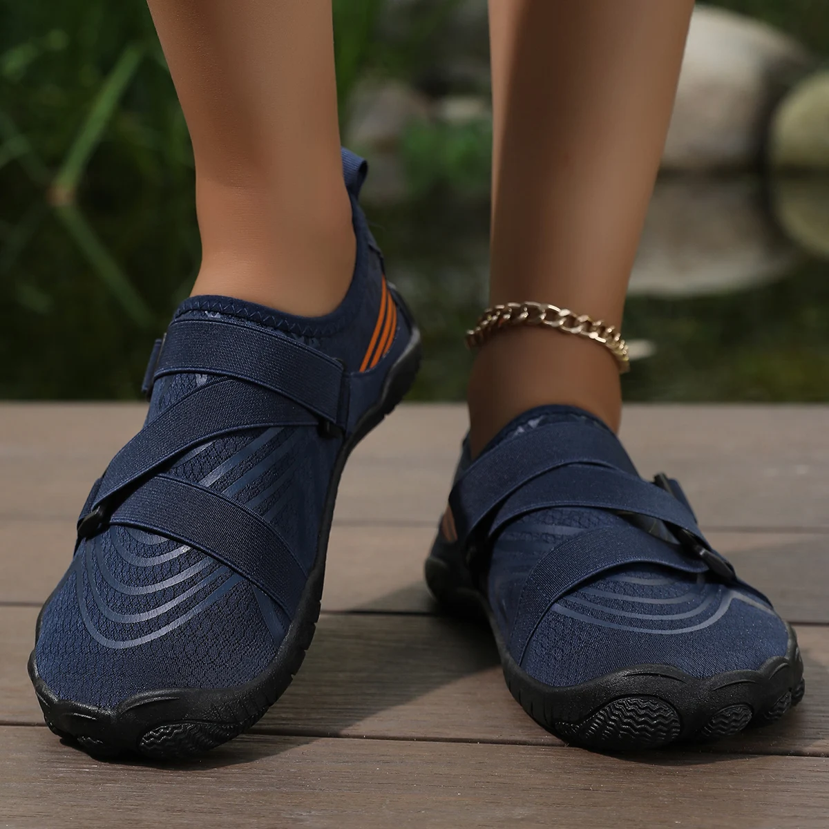 Men's Quick Drying Breathable Anti-Slip Water Wading Shoes for Fishing Beach Swimming Hiking Outdoor Activities