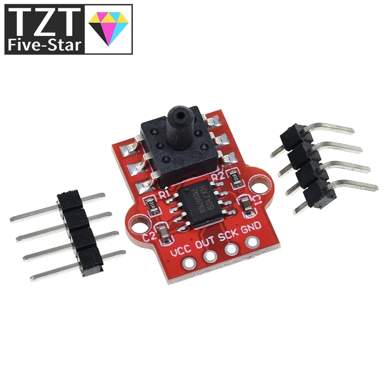 DC 3.3V 5V 0-40KPa Pressure Sensor Module Connect 2.5mm Soft Tube Digital Liquid Water Level Controller Board For Arduino