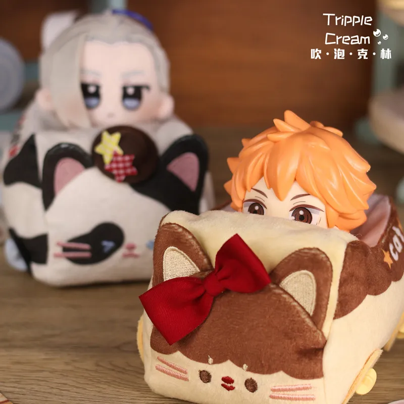 10 cm Poppenkleertjes Pudding Koeien Kat Oor Auto Mode Leuk Kostuum Pak Pop Accessoires Anime Spel Speelgoed Kinderen Geschenken cosplay