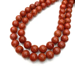 Exquisite Fashion Red Grass Coral Beads 6-12mm Charm Retro Brown Fashion Jewelry DIY Necklace Earrings Bracelet Accessories