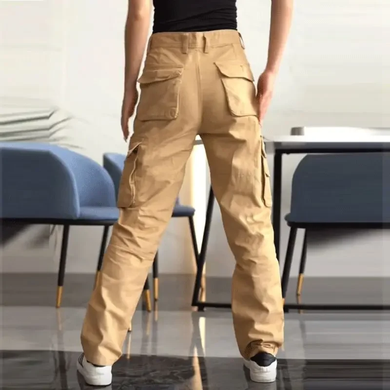 

Men's Cargo Pants Loose Multipockets Multi Pocket Casual Male Trousers Y2k Vintage Designer Korean Style Luxury Cotton Slacks