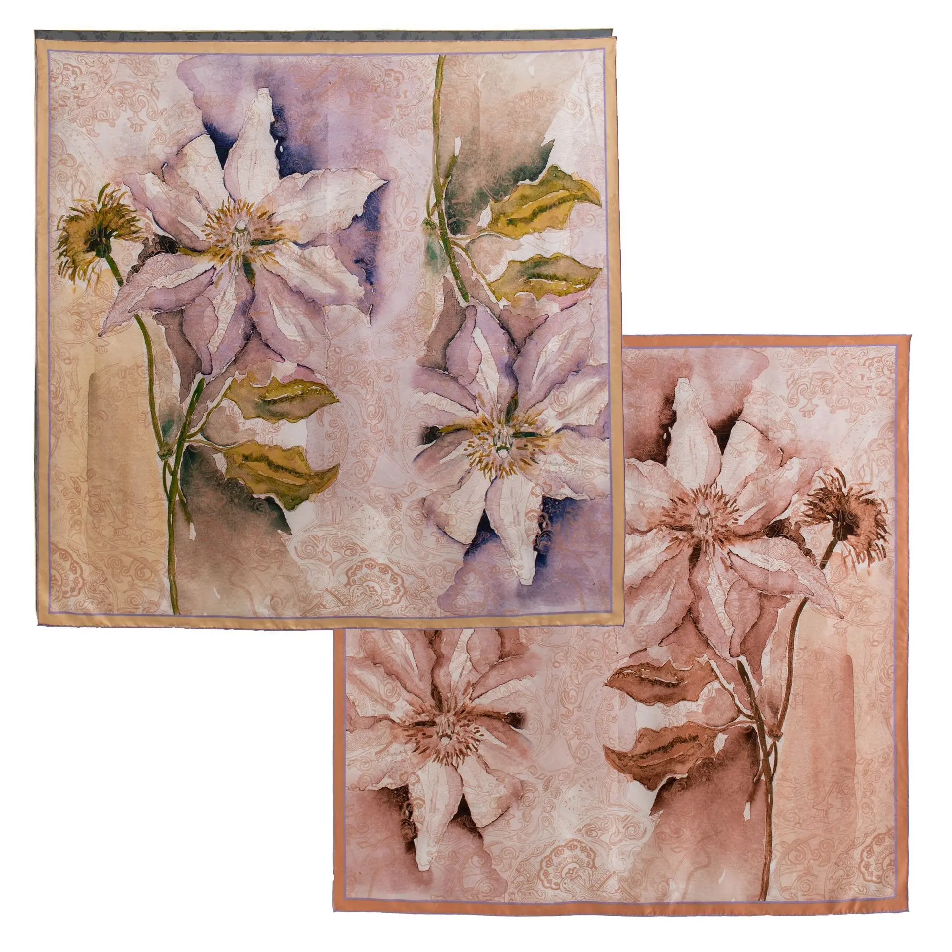 New silk square scarf fashion neck protection versatile sun protection outer shawl accessories scarf women's spring and summer