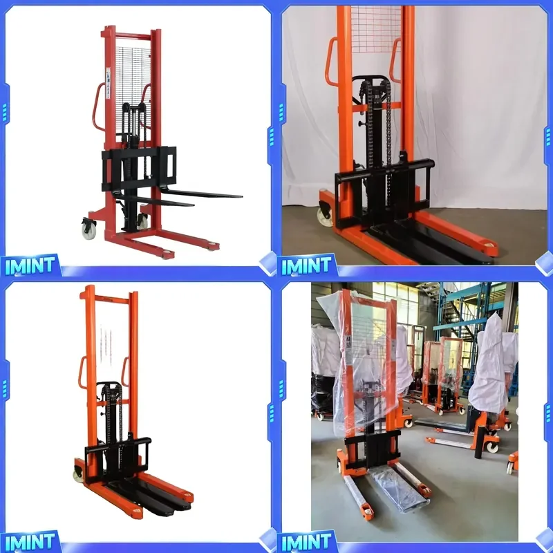 KAWADA Manual Pallet Stacker 1000kg 2000kg 30000kg 1100mm-3500mm Heigh Range Hand Hydraulic Forklift Lifting