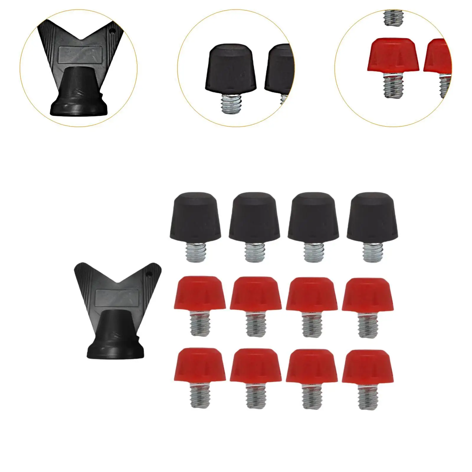 8 قطعة حذاء كرة القدم المسامير حذاء كرة القدم المسامير مع وجع لاعب 8 مللي متر 11 مللي متر المحمولة المسار إكسسوارات أحذية للتدريب الرياضي #5