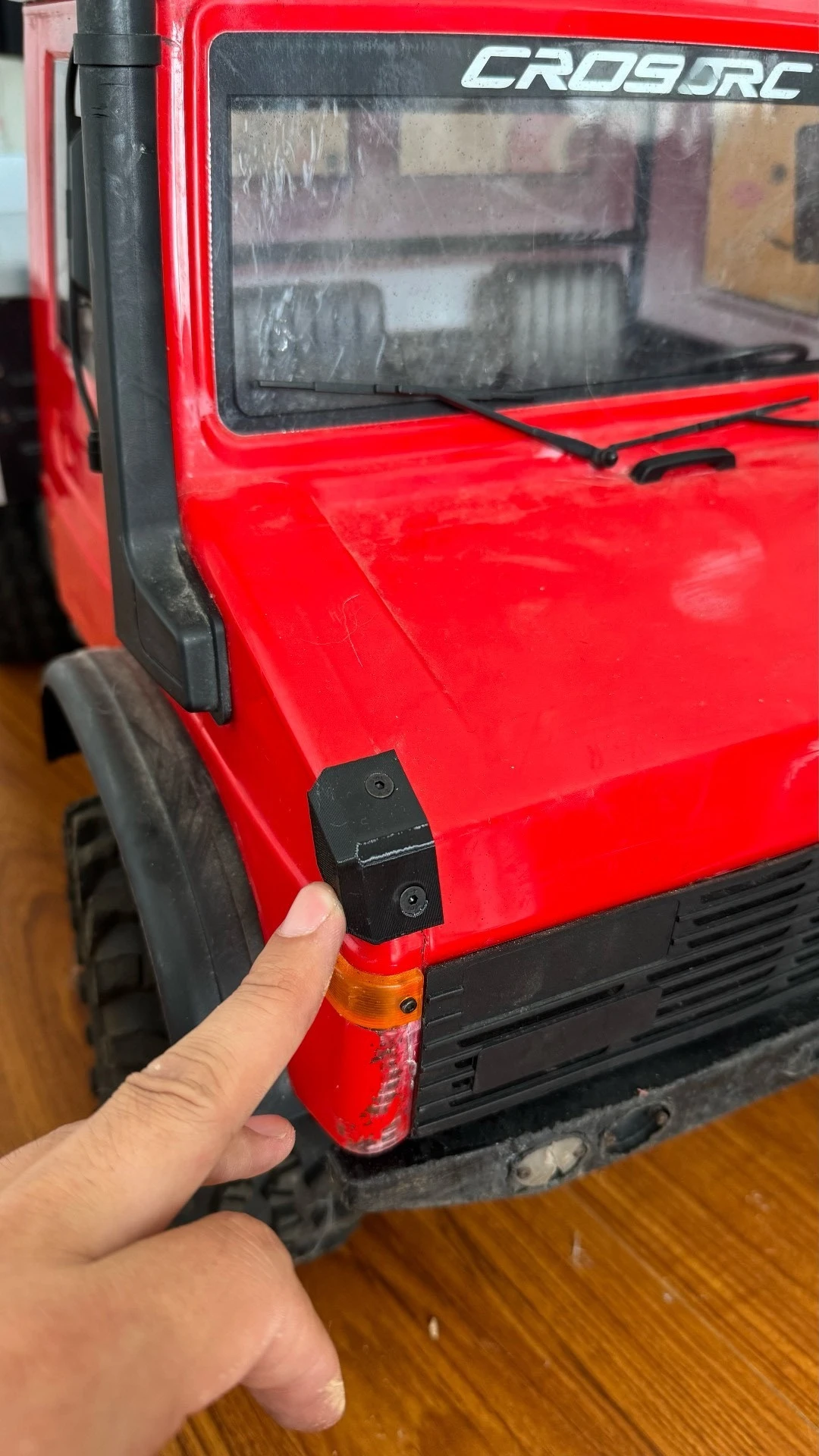 For CROSSRC EMO XXL Thunder Dragon 1/6 RC Crawler TPU Scratch Guard Kit Anti-Scratch Bumper Protector Upgrade Parts 3D Printed