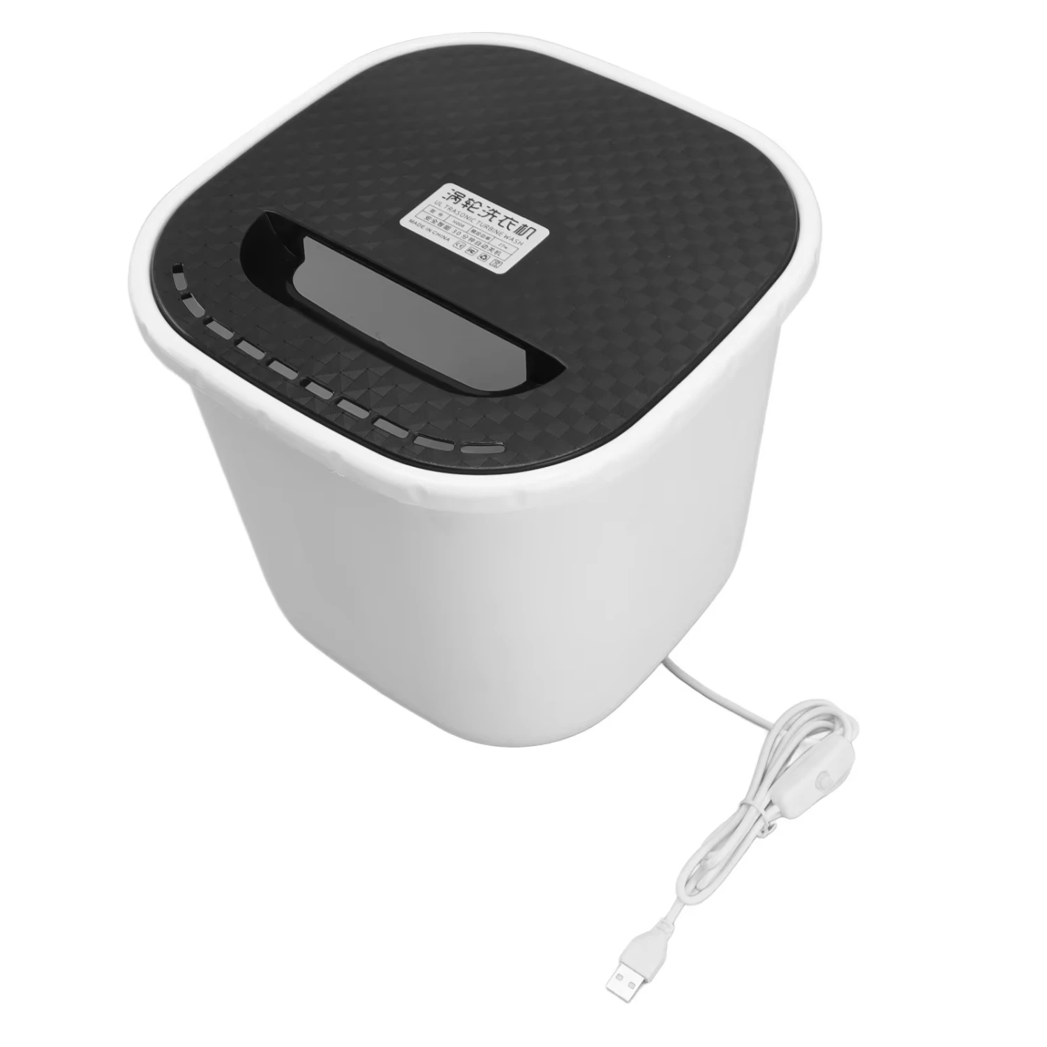 Mini lavadora portátil, lavadora de ropa con rotación inversa hacia adelante, fuente de alimentación USB, apagado automático, lavadora de ropa interior