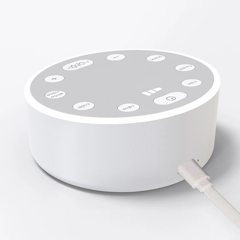 5V White Noise Machine Light Baby Sleep Soother Sound Player