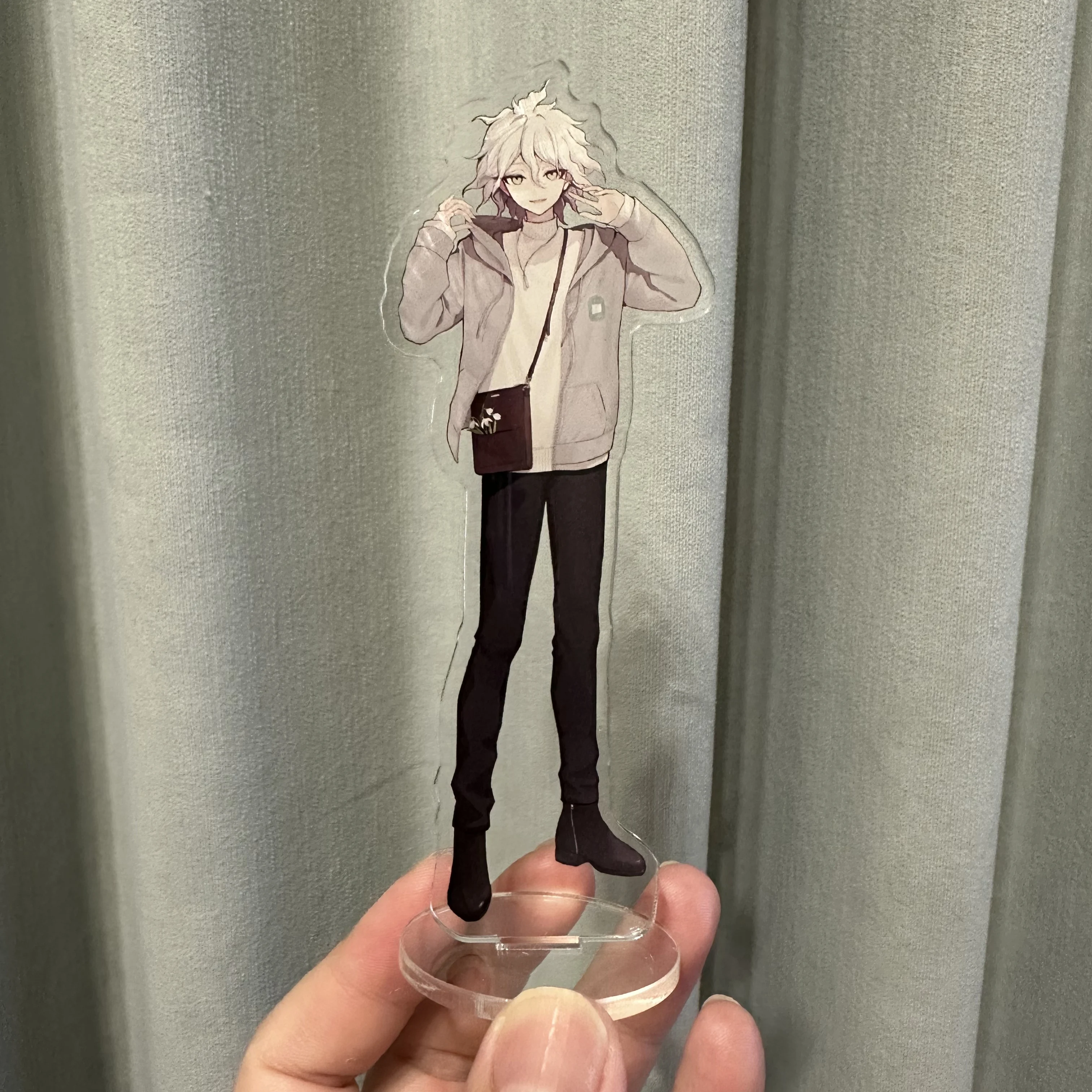 Danganronpa Anime Figures komaeda nagito Hinata Hajime New Acrylic Stands Kokichi Oma Desk Decor Model Prop Fans Birthday Gift
