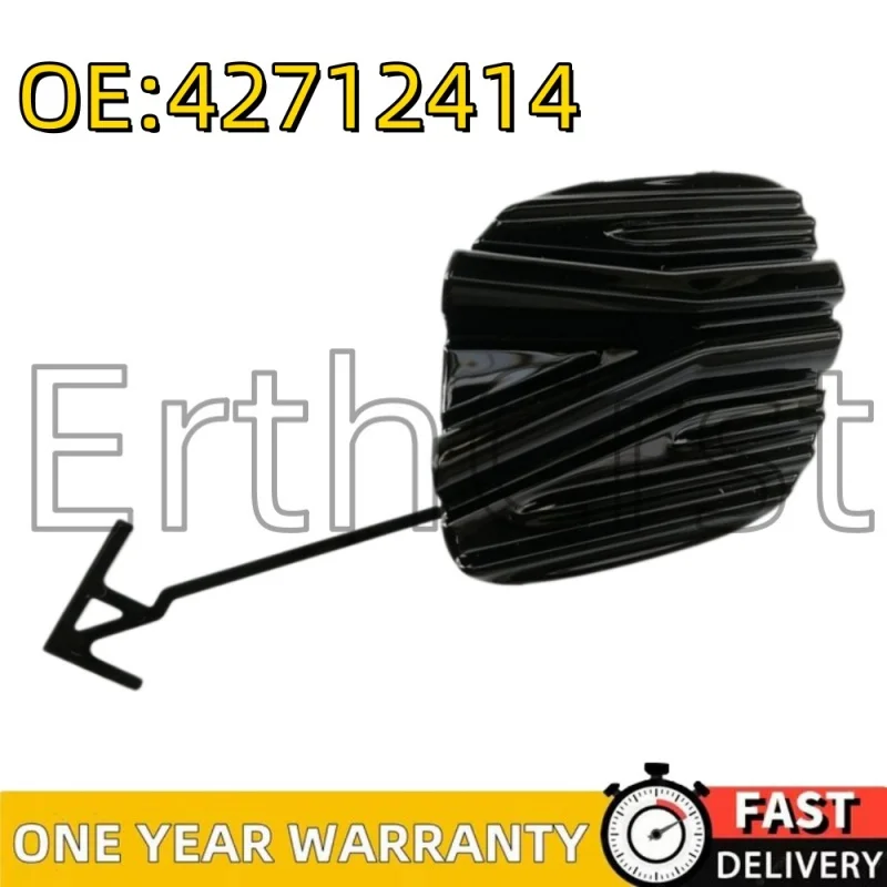 42712414 Front Bumper Trailer Hook Cover Towing Hitch Ring Covers Plate for Chevrolet TrailBlazer RS 2020 Genuine Black Part