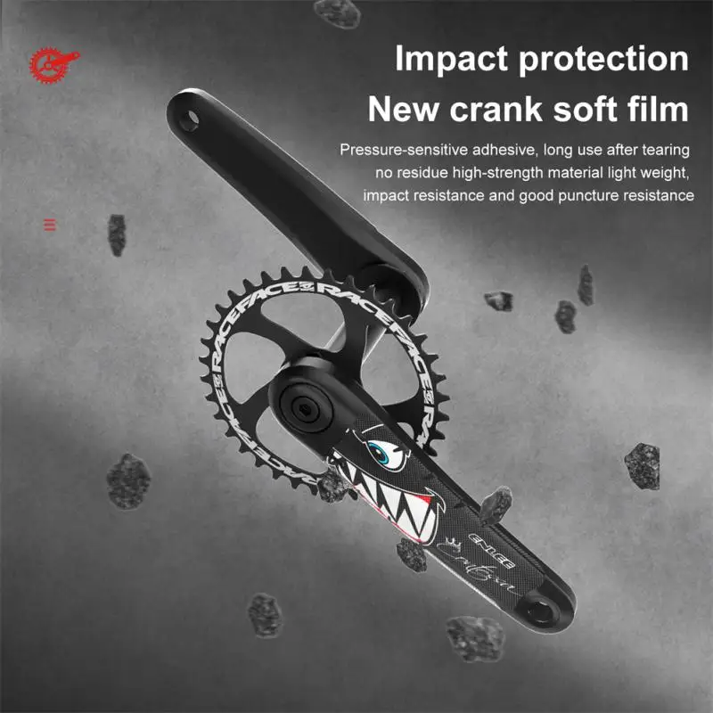 New Bicycle Handlebar Protection Sticker Ultralight Anti-scratch Shark Sticker For Road Bikes Mountain Bikes Hot Selling