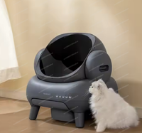 M1 Intelligent Automatic Cat Litter Box Open Electric Cleaning Cat Toilet Oversized Shit Shoveling Machine Cat Supplies