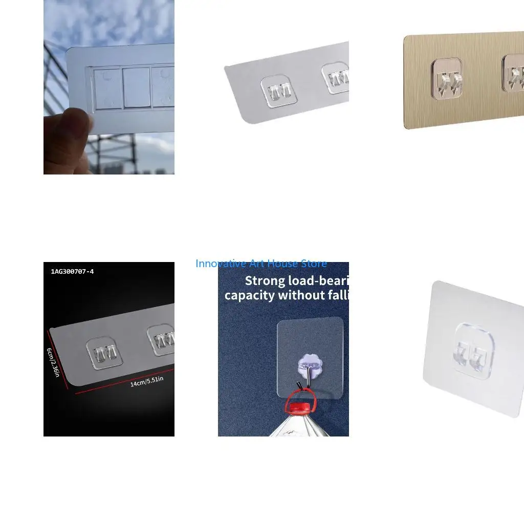 E1PC Practical Hanging Hooks Wall Hangers for Convenient Hanging Solution at Homes