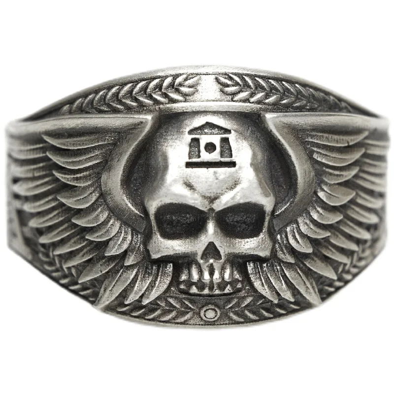 [Starforged] Warhammer 40K Star Army Cadian Glory Guard Ring Silver Ring Christmas Gift